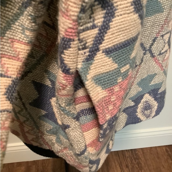 Vintage Keren Hart med western‎ pastel color Aztec tribal cropped boxey jacket - Picture 2 of 8